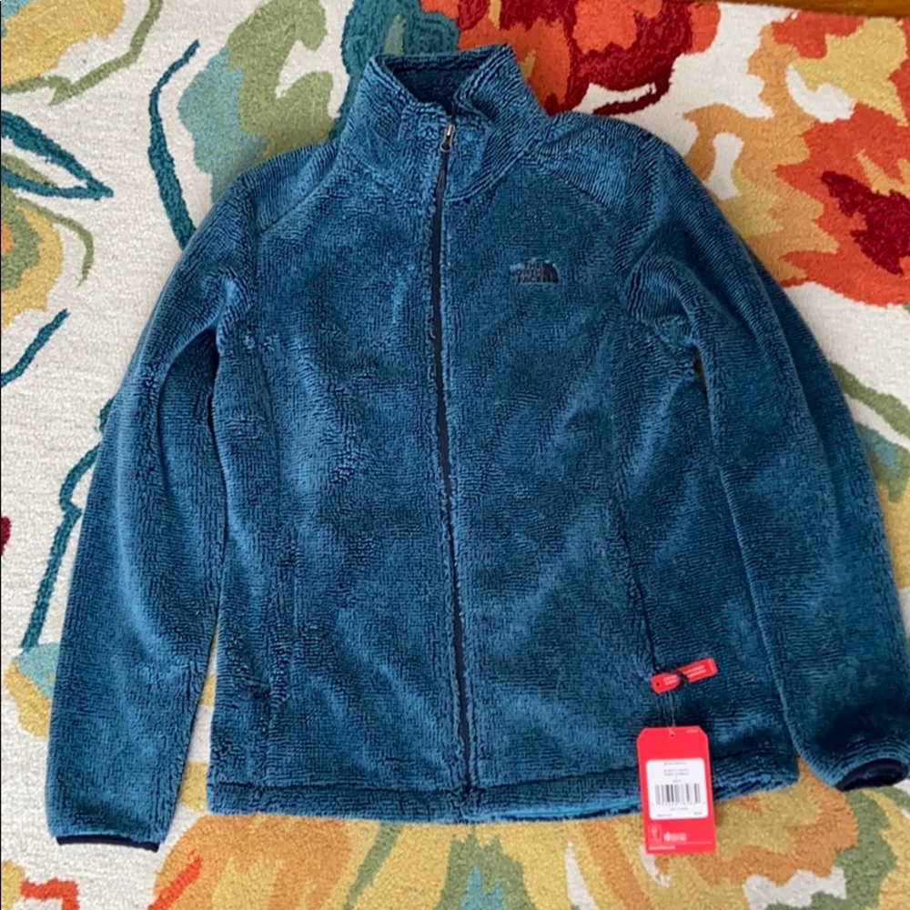 Blue North Face Sherpa/Teddy Jacket